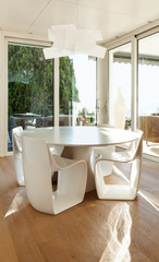 Modern house, dining room , interior