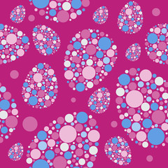 Colored Egg Seamless Background
