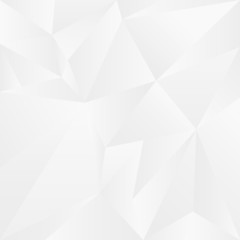 Fototapeta premium Abstract white geometric background. Vector Illustration
