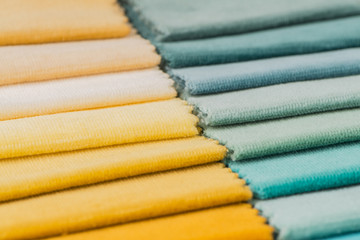 Obraz premium Multi color fabric texture samples
