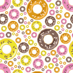 donuts seamless pattern