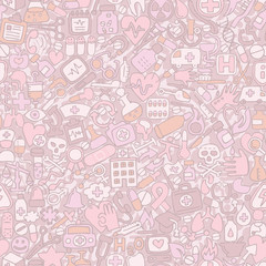 Medicine seamless pattern