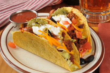 Tacos and beer