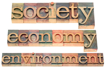 society, economy, environment