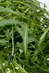 Heap of ruccola leaves