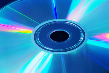 closeup of cd