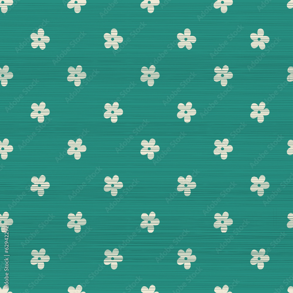 Poster abstract geometric seamless pattern with a fabric effect texture