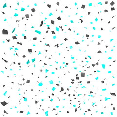 Colored paper in flight