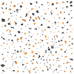 Colored paper in flight