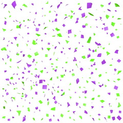 Colored paper in flight