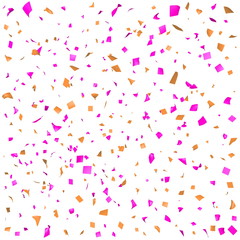 Colored paper in flight