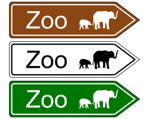 Wegweiser Zoo