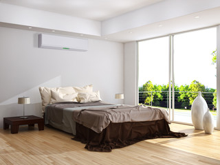 Interno con aria condizionata