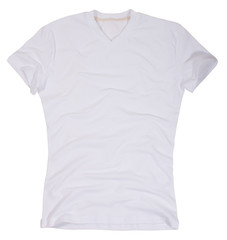 Men's t-shirt isolated on a white