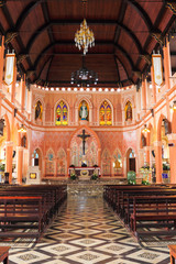 Fototapeta na wymiar Inside of St Maria Church.