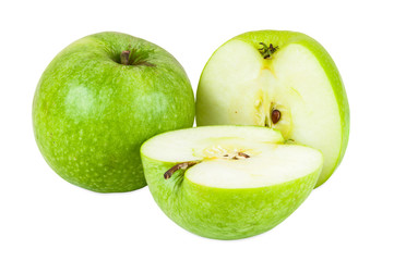 Fresh green apples