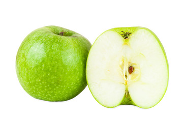 Fresh green apples