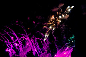 Fireworks castle