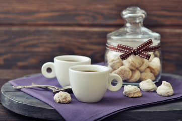 Coffee and biscotti