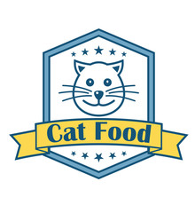 Cat food label