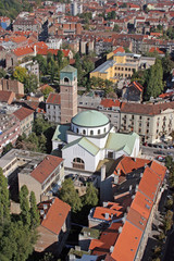 Naklejka premium Church of Saint Blaise in Zagreb