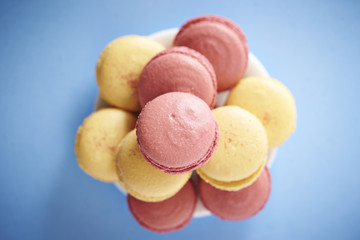 colorful macarons
