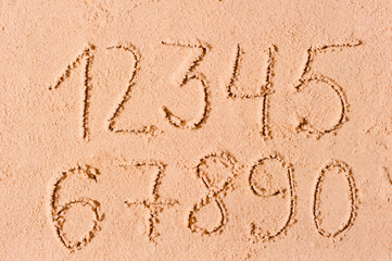 written in the sand figures in order