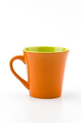 Isolated Orange mug