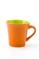 Isolated Orange mug