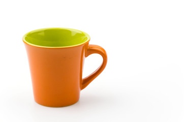 Isolated Orange mug