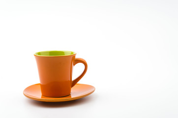 Isolated Orange mug