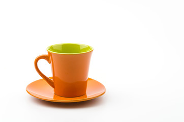 Isolated Orange mug