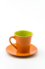 Isolated Orange mug