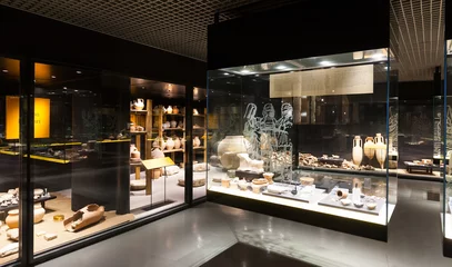 Küchenrückwand glas motiv Römermuseum Badalona. © JackF