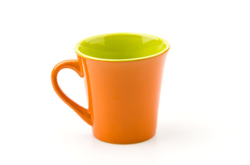 Isolated Orange mug