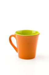 Isolated Orange mug
