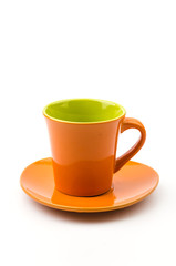 Isolated Orange mug