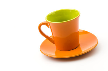 Isolated Orange mug