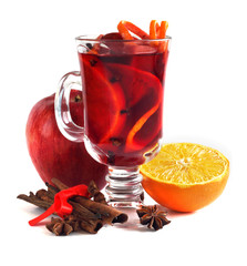 Red mulled wine