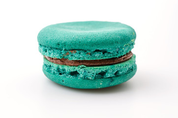 Macaron isolated white background