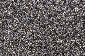 Black sesame seed background