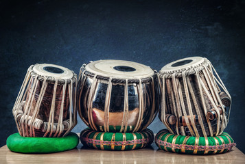 Tabla Indian drums - obrazy, fototapety, plakaty