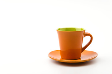 Isolated Orange mug