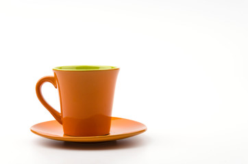 Isolated Orange mug