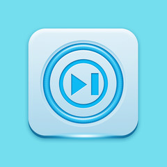 Blue icon edge light