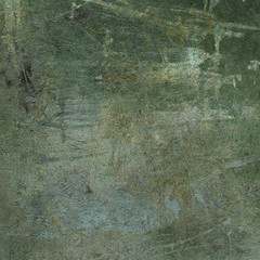 3d abstract grunge green wall background
