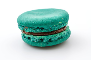 Macaron isolated white background