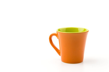 Isolated Orange mug