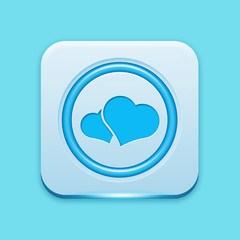 Blue icon edge light