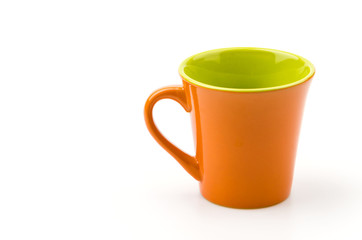 Isolated Orange mug